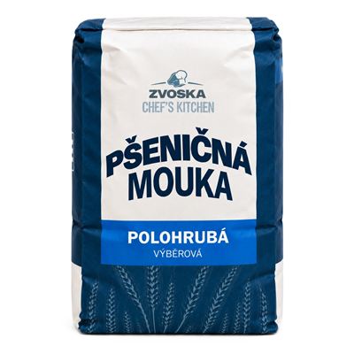 Mouka polohrubá 10x1kg Zvoska Chef's Kitchen