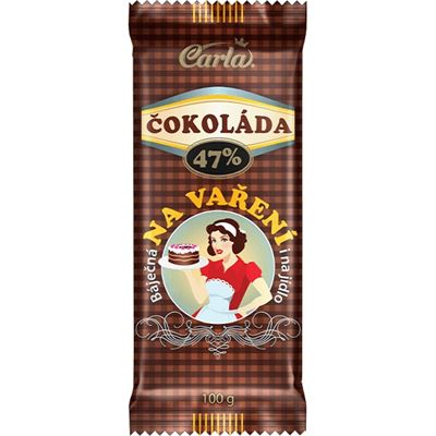 Čokoláda na vaření 47% 15x100g Carla