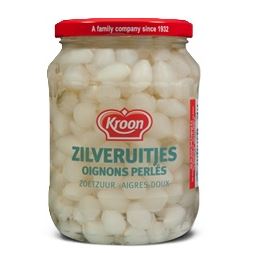 Cibulka stříbrná sterilovaná 1x650g Kroon