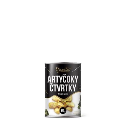 Artyčoky čtvrtky v nálevu 1x390g Bassta