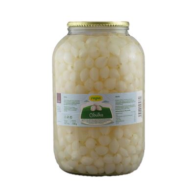 Cibulka perlovka (stříbřitá) sterilovaná S4/1 Rapa