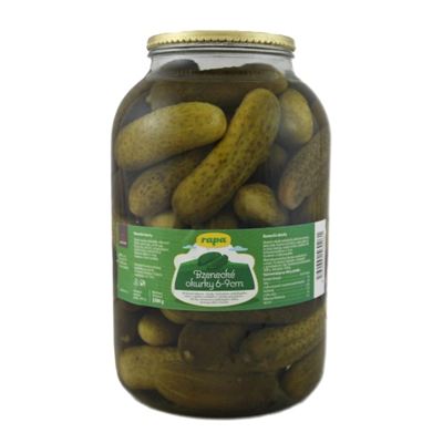 Okurky celé 6-9 cm sterilované S4/1 Rapa