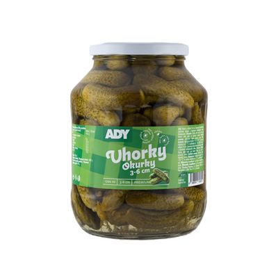 Okurky celé 3-6cm sterilované S4/1