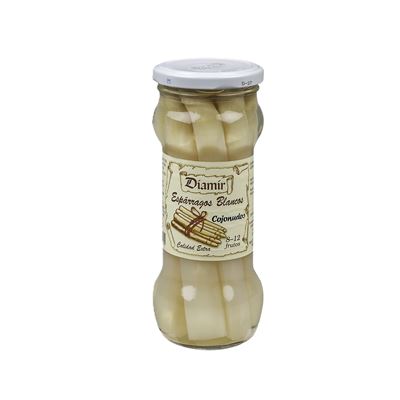 Chřest bílý ve slaném nálevu 8-12ks sklo 1x370ml Diamir