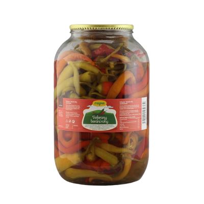 Paprika beraní rohy sterilovaná S4/1 Rapa