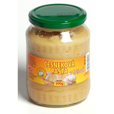 Česneková pasta 10% soli 8x600g Rapa