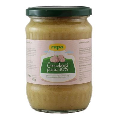 Česneková pasta 10% soli 1x600g Rapa