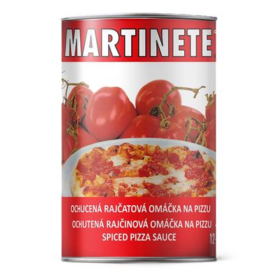 Rajčatová omáčka na pizzu ochucená 1x4,15kg Martinete