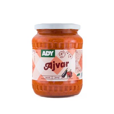 Ajvar jemný 8x720ml Ady