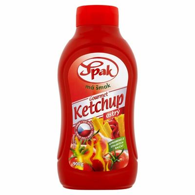 Ketchup ostrý Gourmet 1x900ml Spak