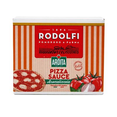 Rajčatová omáčka na pizzu ochucená Bag in Box 1×10 kg Rodolfi