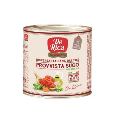 Rajčatová omáčka se bazalkou 1×2,5 kg De Rica