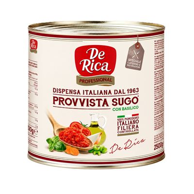 Rajčatová omáčka s bazalkou 1x2,5kg De Rica