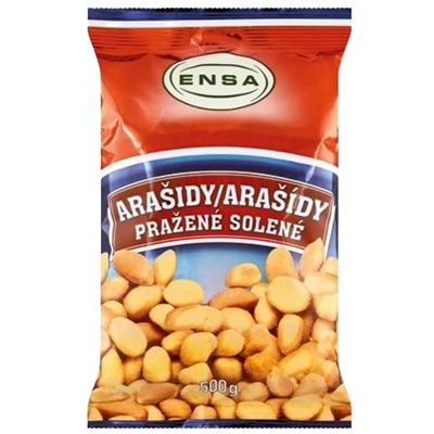 Arašídy pražené loupané nesolené 1x500g Dr. Ensa