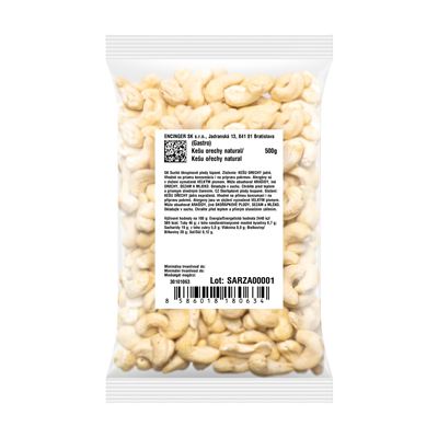 Kešu jádra natural 1x500g Ensa