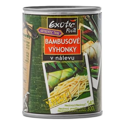 Bambusové výhonky nudličky Thajsko 1x540g Exotic Food