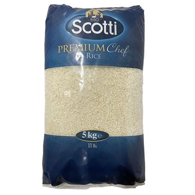 Rýže bílá dlouhozrnná premium italská 1x5kg Scotti
