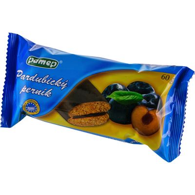 Perník se švestkovou náplní40x60g Pamep