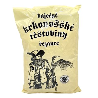 Řezané nudle vaječné 1x1kg Krkonošské těstoviny