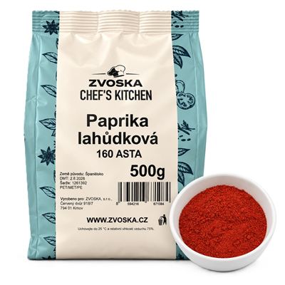 Paprika sladká mletá Asta 160 1x500g Zvoska Chef's Kitchen