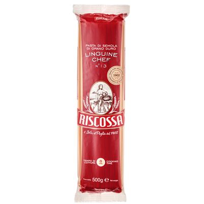 Linguine ploché špagety semolinové 24x500g Riscossa