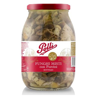 Směs lesních hub s hřibem Porcini 1x950g Polli