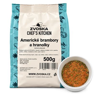 Americké brambory a hranolky kořenicí směs 1x500g Zvoska Chef's Kitchen