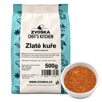 Zlaté kuře kořenicí směs 1x500g Zvoska Chef's Kitchen