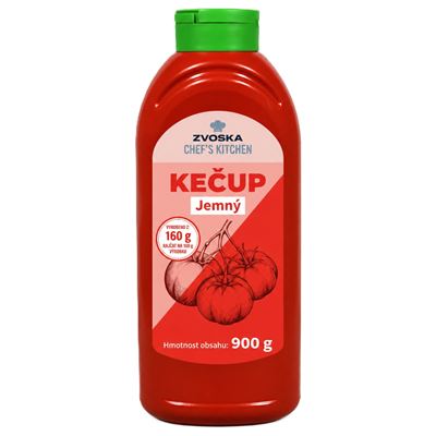 Kečup jemný 8x900g Zvoska Chef's Kitchen