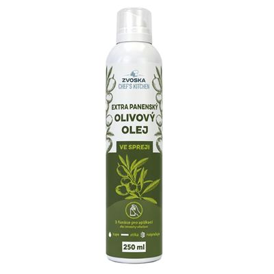 Olivový olej ve spreji 1x250ml Zvoska Chef's Kitchen