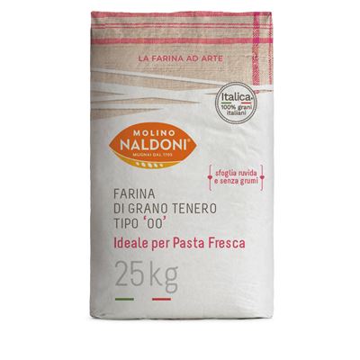 Hladká mouka na těstoviny typ "00" Farina 1x25kg Molino Naldoni