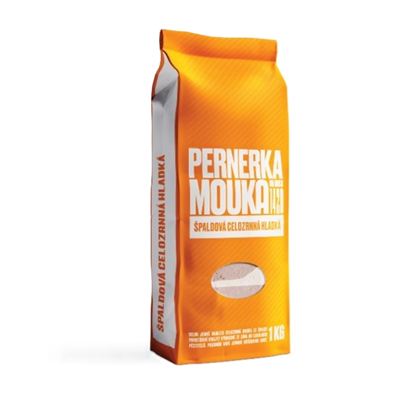 Špaldová mouka celozrnná hladká 1x1kg Pernerka