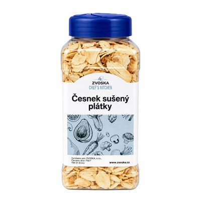 Česnek sušený plátky 1x350g Zvoska Chef's Kitchen