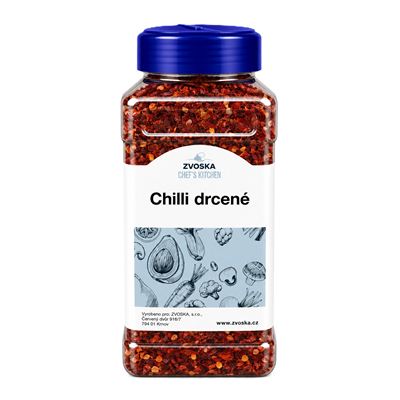 Chilli drcené 1x460g Zvoska Chef's Kitchen