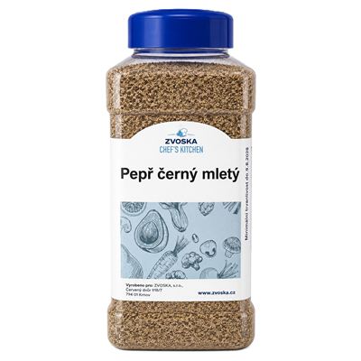 Pepř černý mletý 1x500g Zvoska Chef's Kitchen