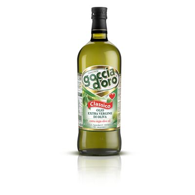 Olivový olej extra panenský sklenice 1x1l Goccio d'oro
