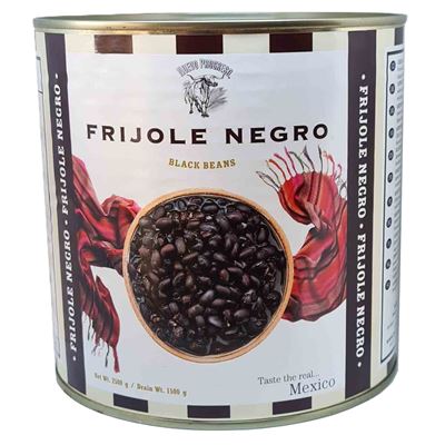 Fazole černé v nálevu 1x2,5kg Frijole negro