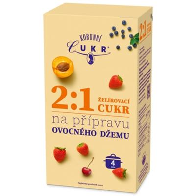 Korunní cukr želírovací 2:1 12x500g