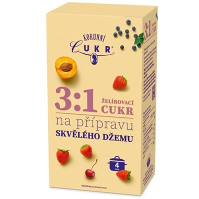 Korunní cukr želírovací 3:1 12x500g
