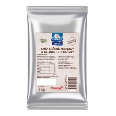 Sušená zelenina do polévky 1x1kg Podravka Natur