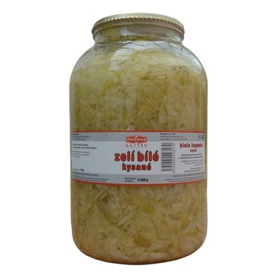 Zelí kysané bílé sterilované S4/1 Podravka