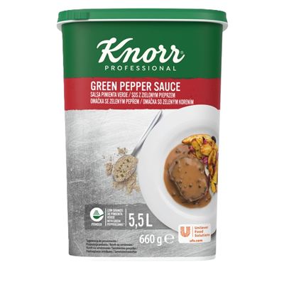 Omáčka se zeleným pepřem sypká 1x660g Knorr Professional