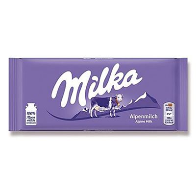 Milka mléčná čokoláda 24x100g
