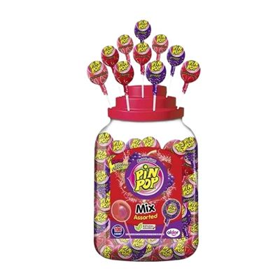 Lízátko se žvýkačkou X-POP Assorted MP 100x18g
