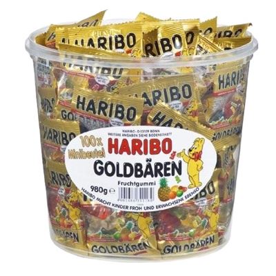 Haribo Mini Goldbären želé s ovocnou příchutí 100x10g