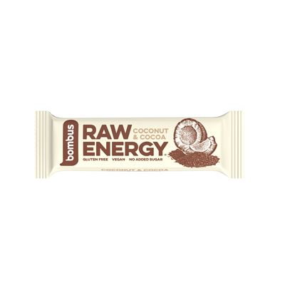 Tyčinka Raw energy slaný karamel a arašídy 20x50g Bombus