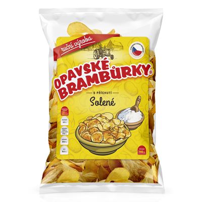 Opavské brambůrky solené 40x75g