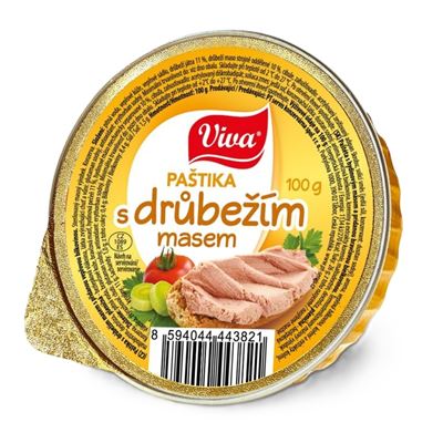 Paštika s drůbežím masem 20x100g Viva