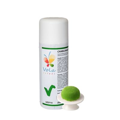 Chablonage sprej Velvet sametový efekt zelený 1x400ml