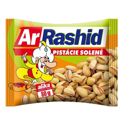 Pistácie pražené solené 12x80g ArRashid